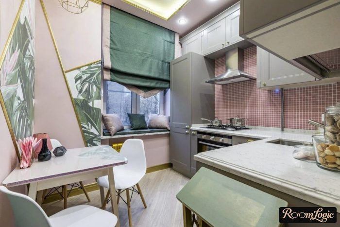 110 square feet kitchen design