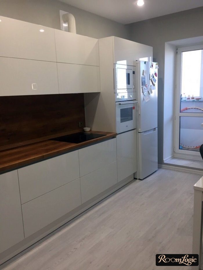 130 square feet kitchen design