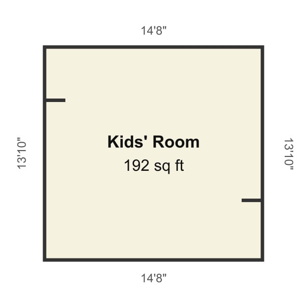 Shared room for a boy and girl