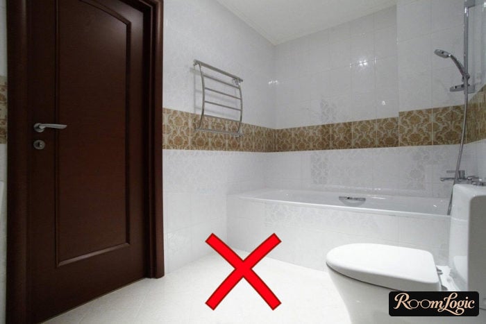 40 by 20 tile in the bathroom why not to choose