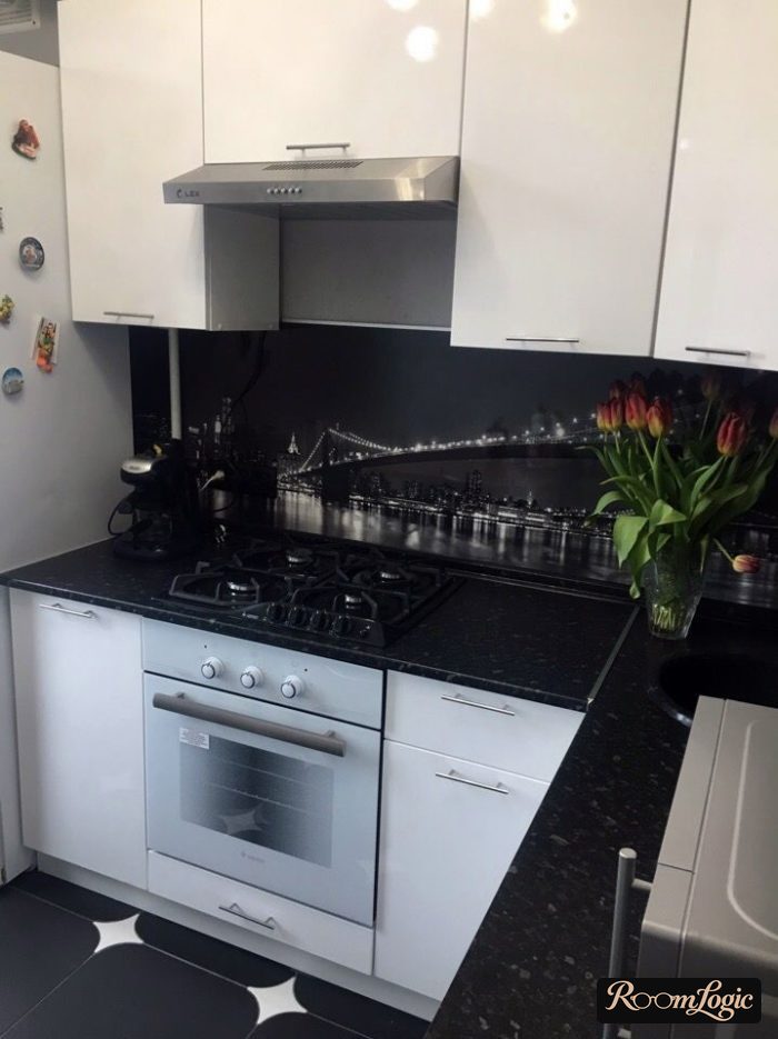 65-square-foot kitchen in a tiny apartment