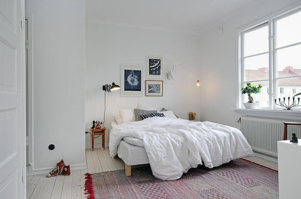 a simple minimalist bedroom