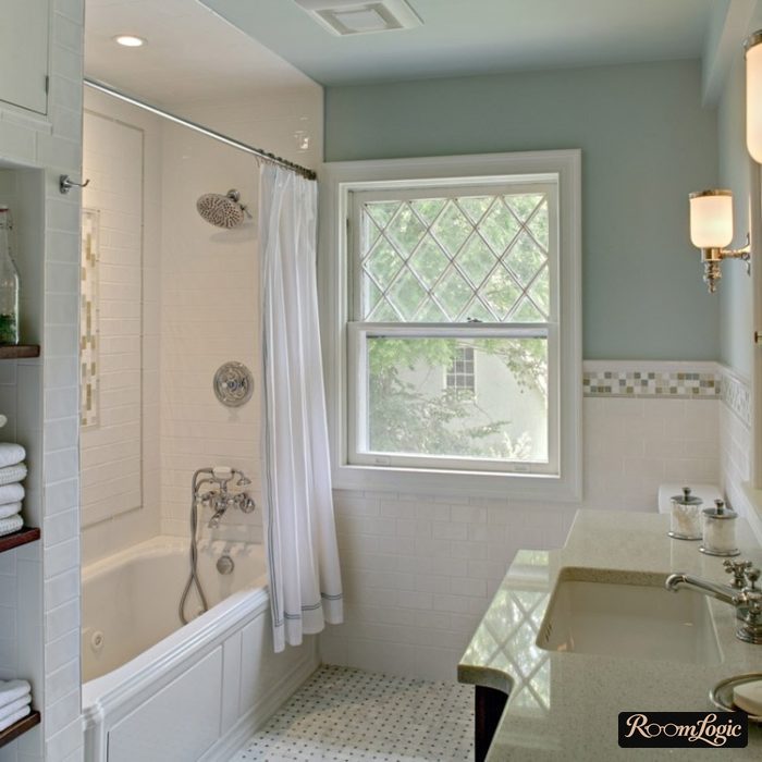 a typical bathtub for a classic style