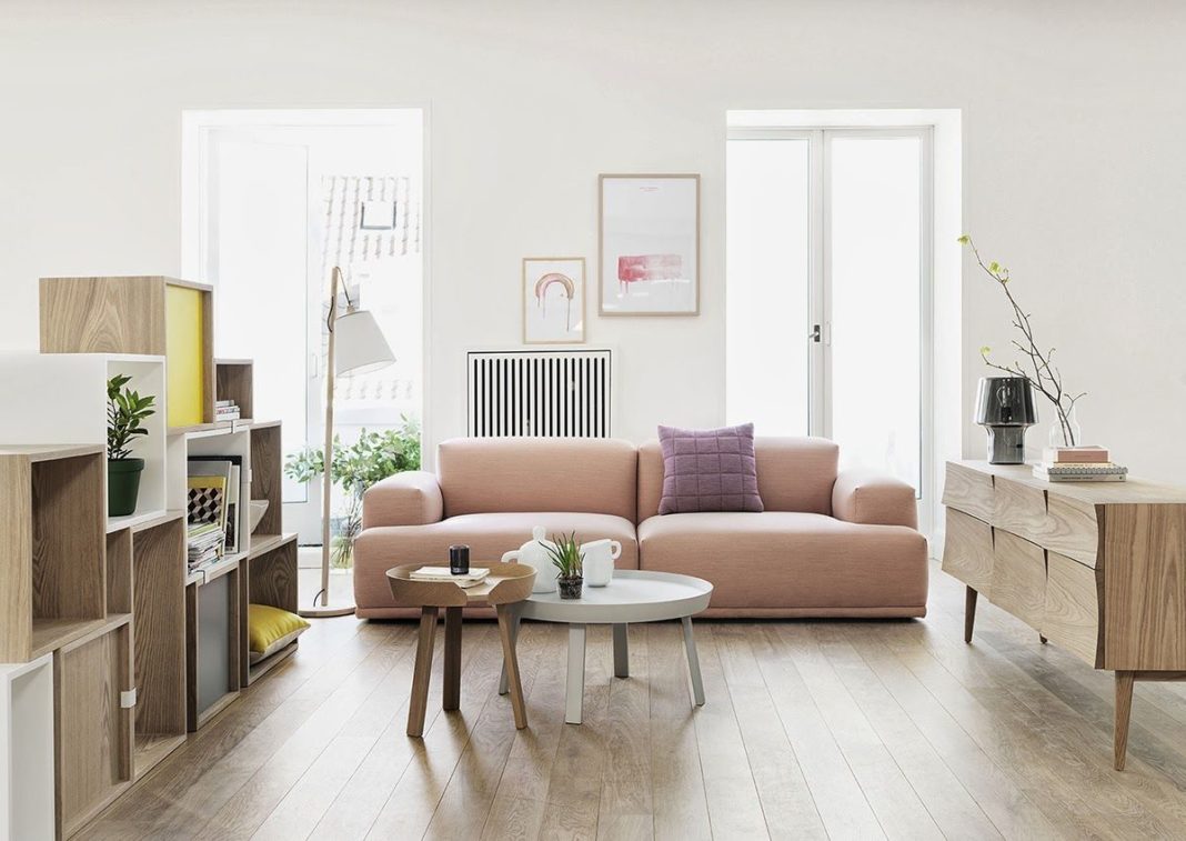 accent in Scandinavian style