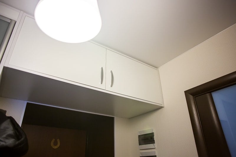 narrow hallway storage