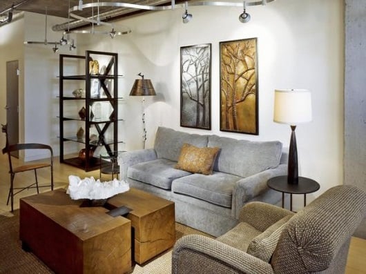 apartment design in constructivism style