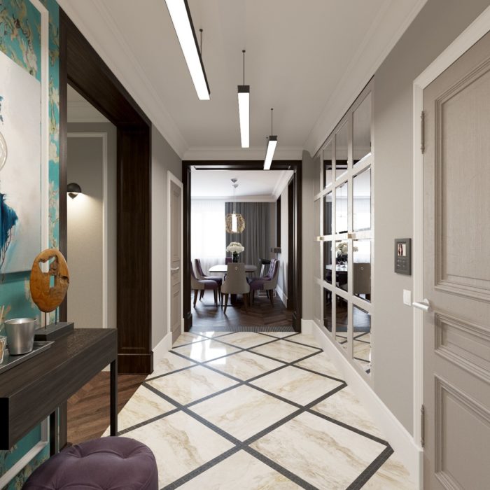 art-deco entryway