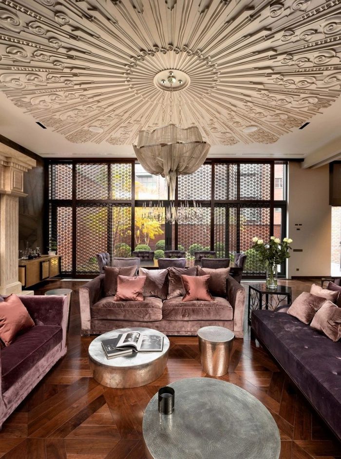 art deco in the apartment interior