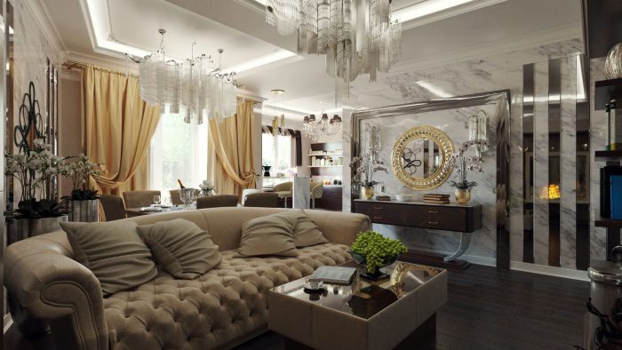 art deco in the interior