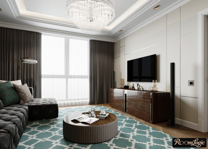 Art Deco living room design