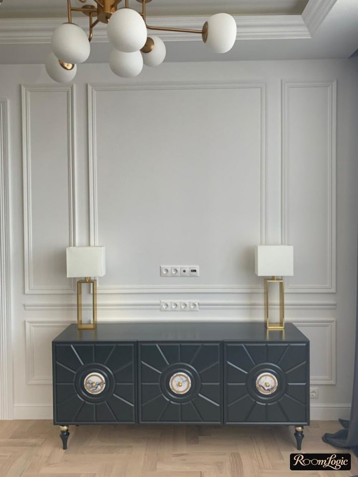 art deco living room design