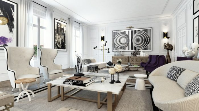art deco rug and furniture