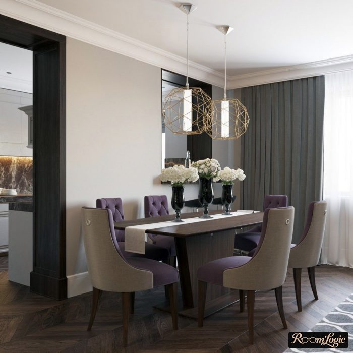 art deco style curtains
