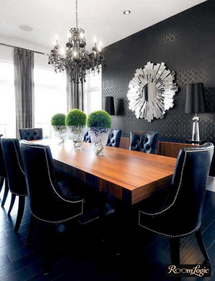 art deco style dining room