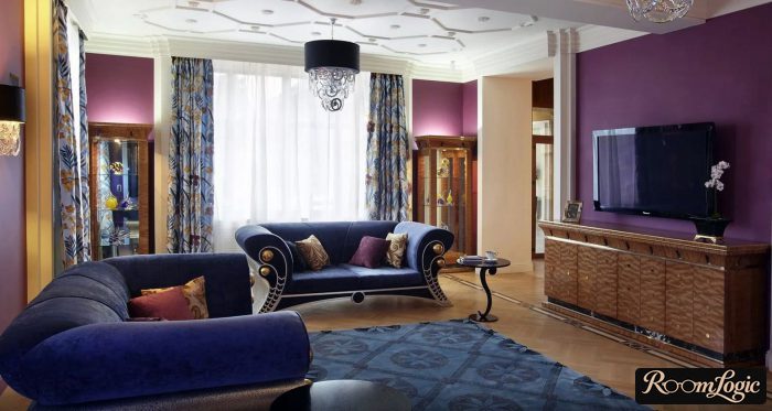 art deco style in apartment interior