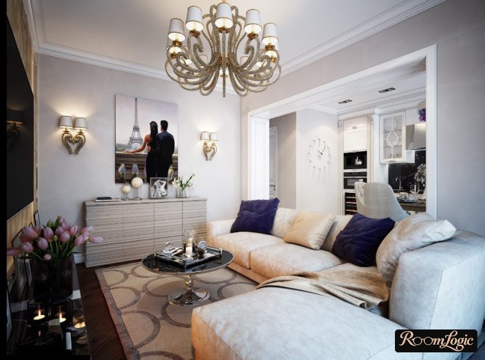 art deco style living room garnitur