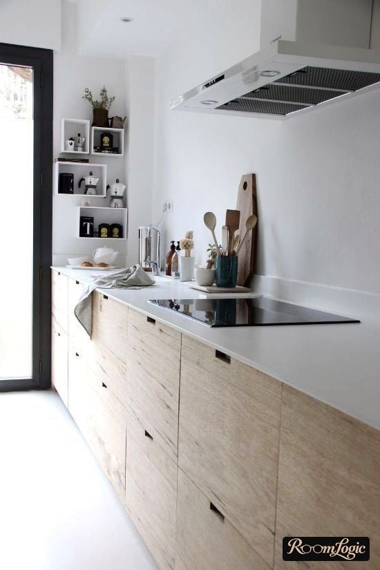 Backsplash height is too low in the kitchen