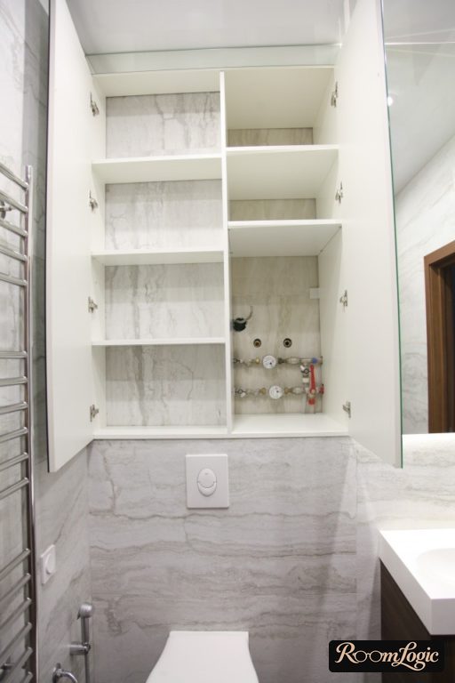bathroom cabinet above the toilet installation