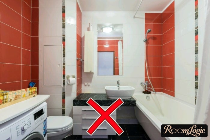 bathroom design mistake in tiny apartment