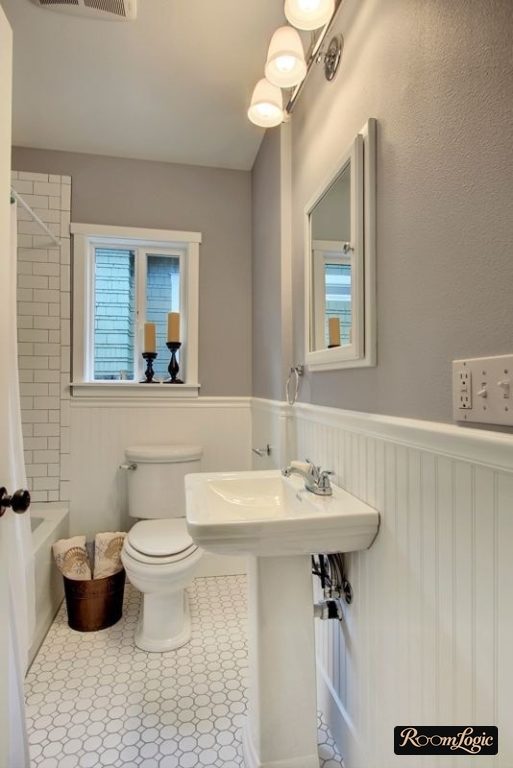 bathroom in an English style