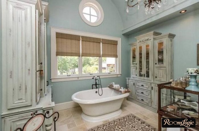 bathroom in French country style