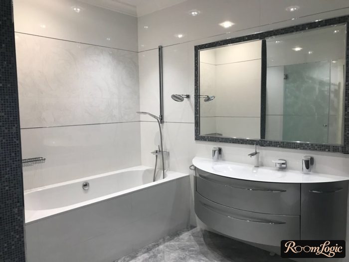 bathroom in modern classic style
