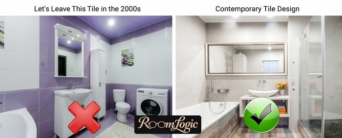Bathroom tile design