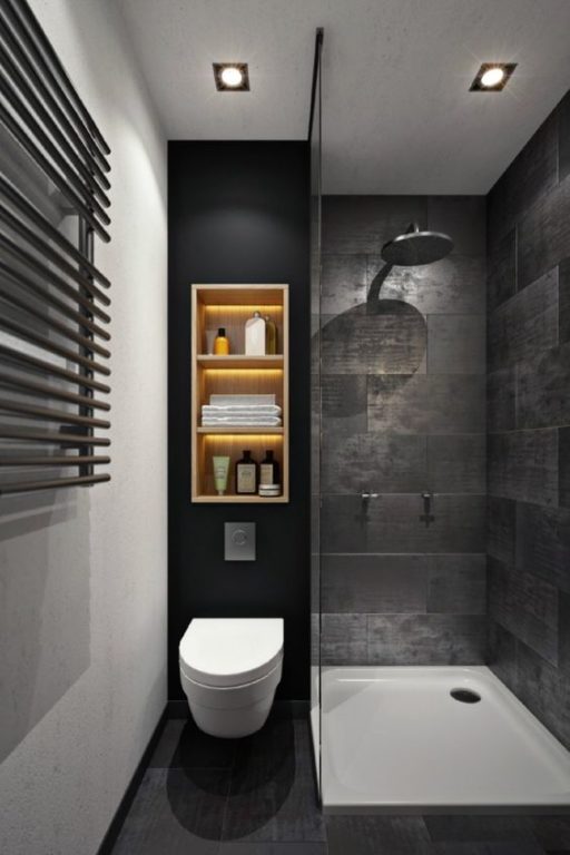 bathroom with toilet 30 square feet
