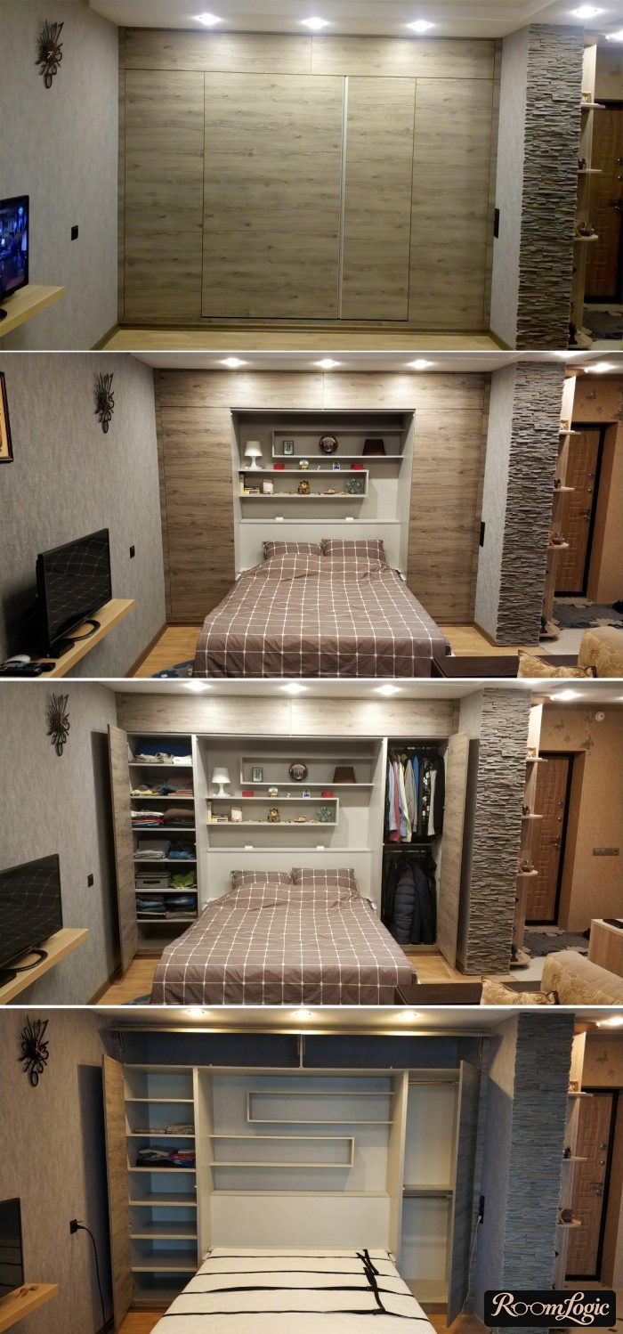 bed closet ideas for small bedroom