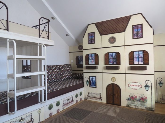 bed design for two opposite-sex children