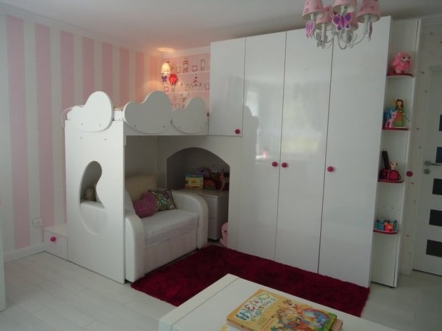 bedding for bedroom and kids' room in one room