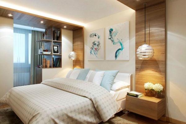 bedroom connected to balcony