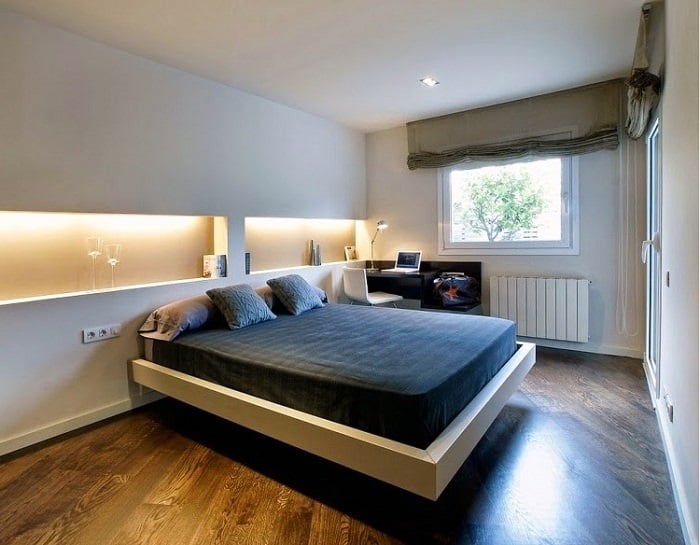 bedroom lighting minimalism