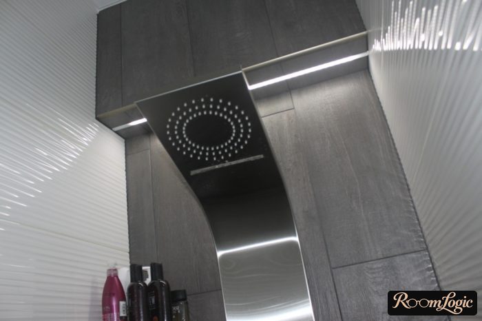 black grout for black tile