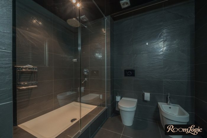 black loft shower