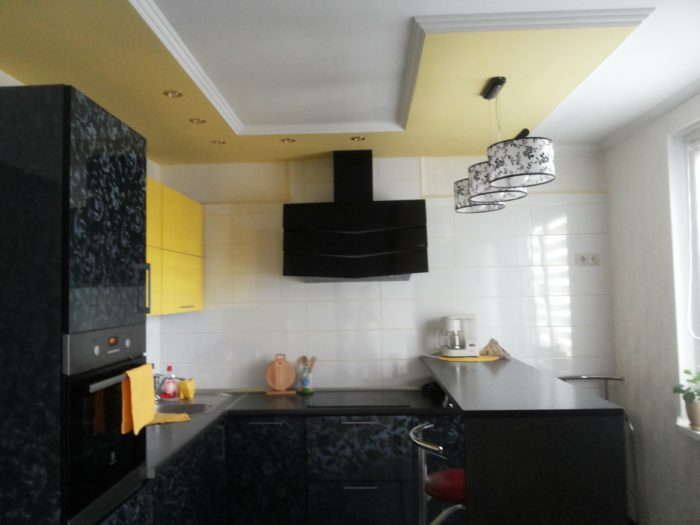 black open acrylic bar counter