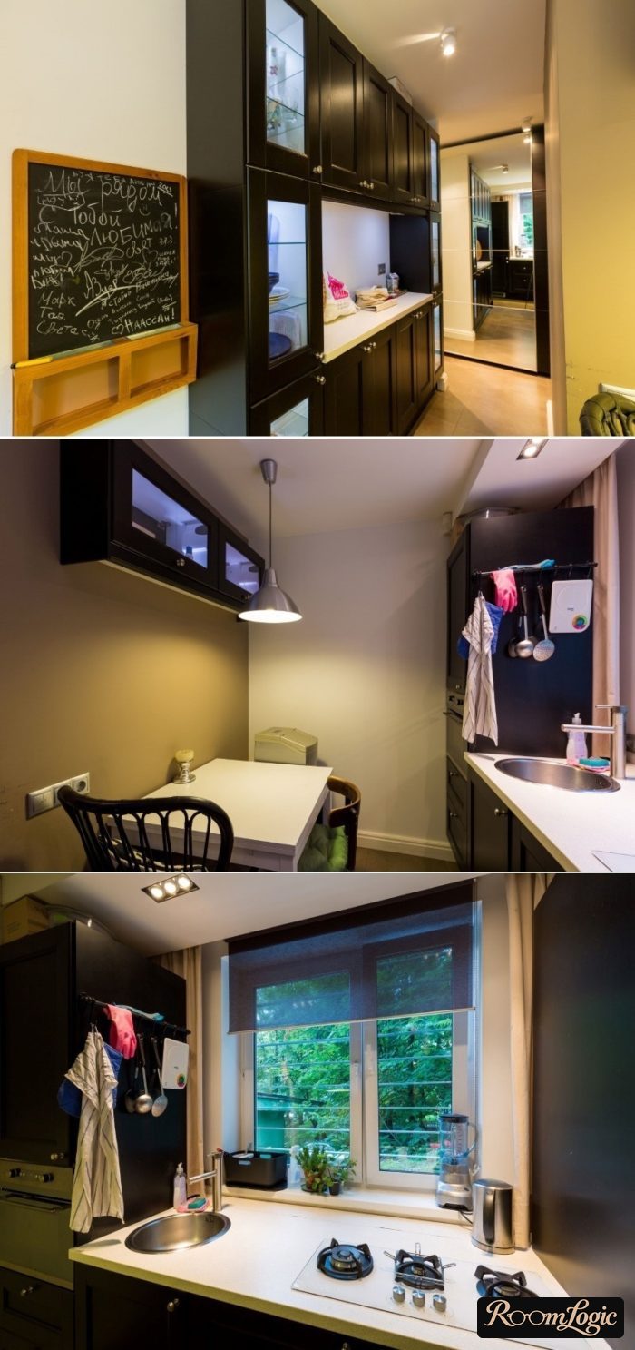 black straight kitchen cabinets for small kitchen