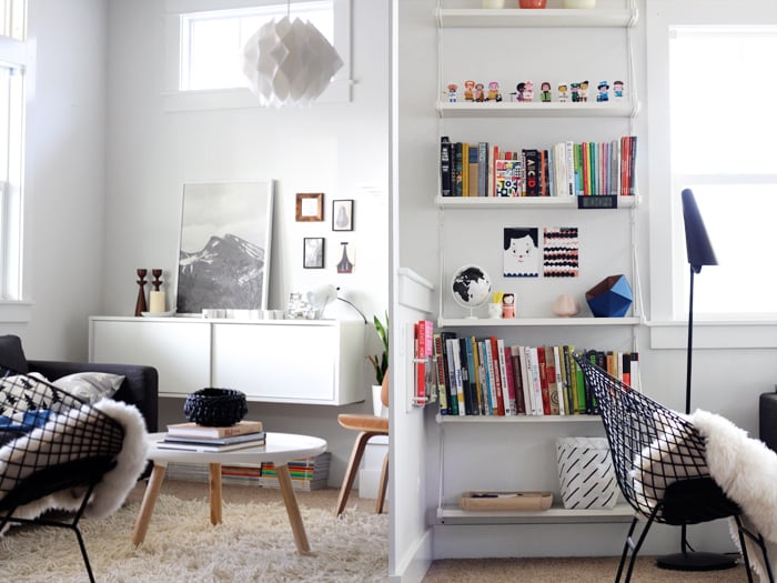 bookshelf in the interior