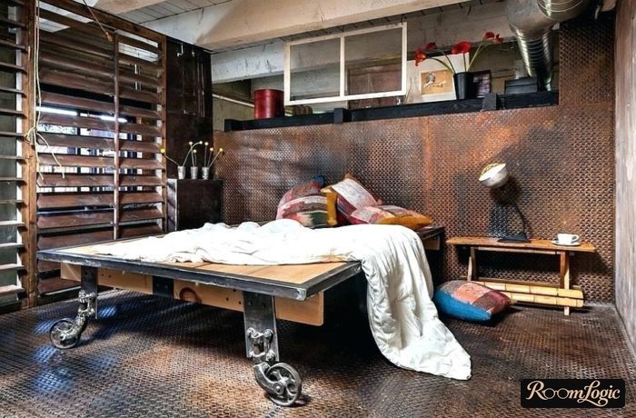 boys' room in industrial style