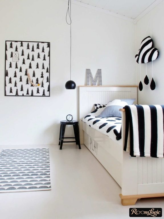 boys' room in scandi style