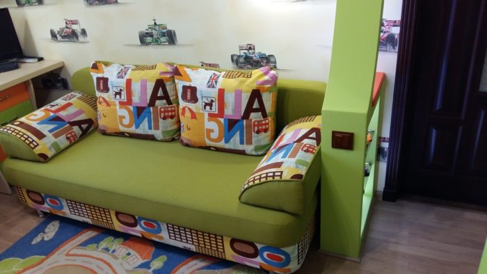 boys' room sofa