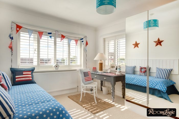 bright boy's bedding