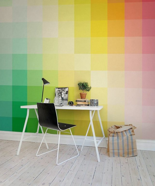 bright multicolored wallpaper