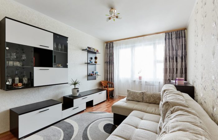 Budget design of a one-bedroom apartment