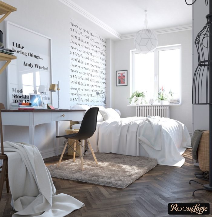 Budget Scandinavian design in the kids' room
