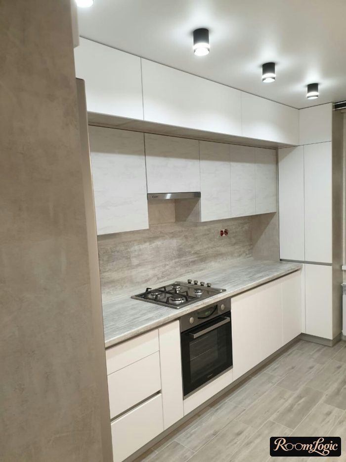 built-in white kitchen design 110 square feet