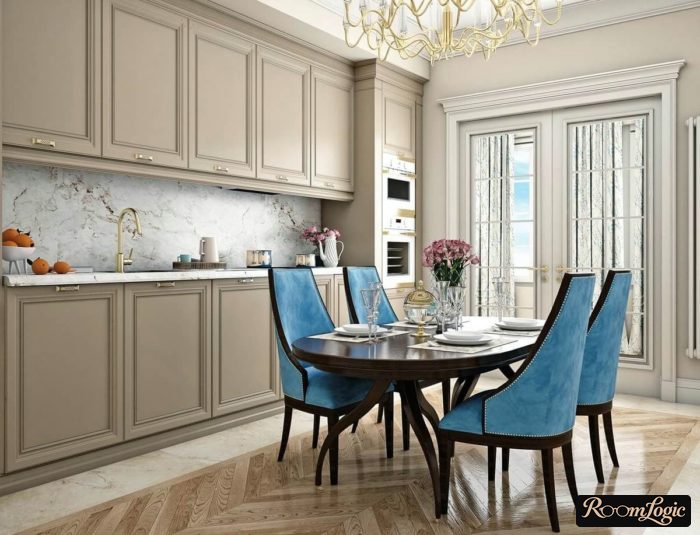 buttermilk kitchen in neoclassical style