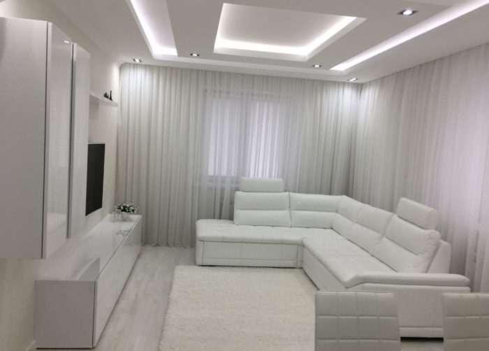 ceiling design in small living room