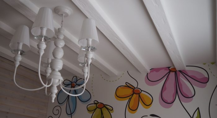 ceiling with false beams