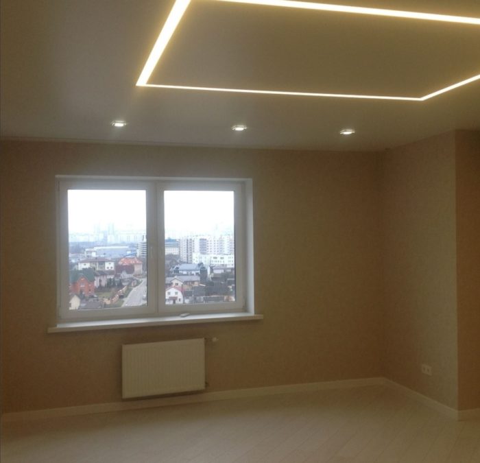 ceiling with LED strip
